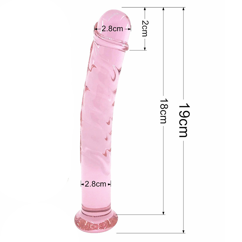 (image for) Pink Glass 7.5" Dildo