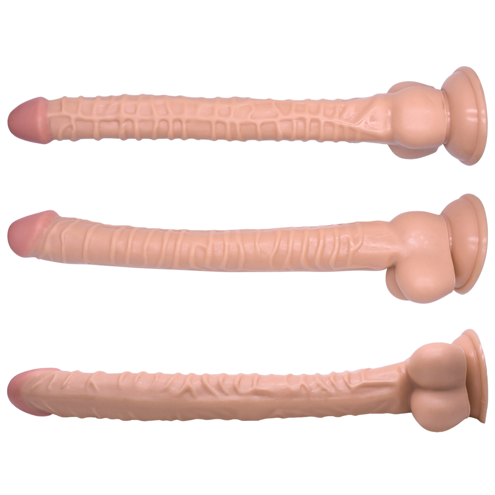 (image for) Long 40 cm/15.7 inch Realistic Dildo