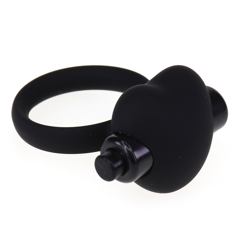 (image for) Heart Silicone Vibration Cock Ring