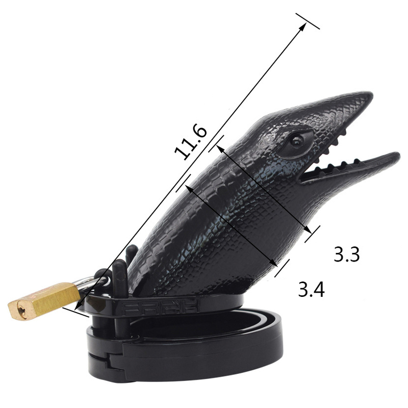 (image for) Crocodile Chastity Device