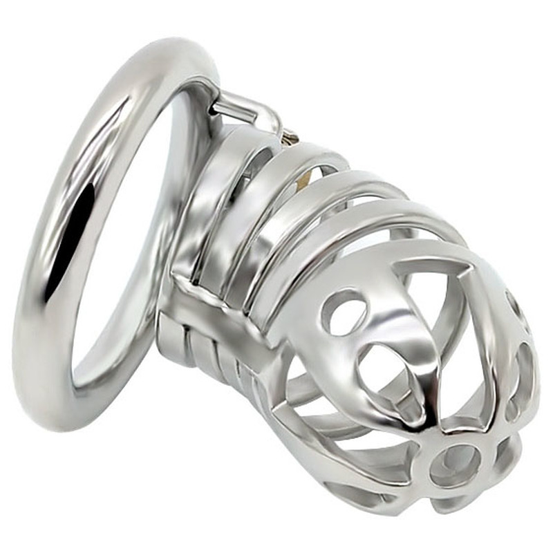 (image for) Captus Stainless Steel Locking Chastity Cage