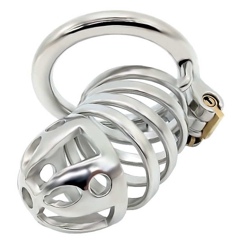 (image for) Captus Stainless Steel Locking Chastity Cage