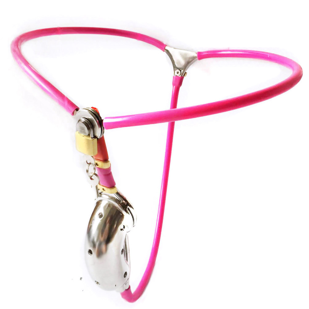 (image for) Invisible Chastity Belt With Hole Cock Cage