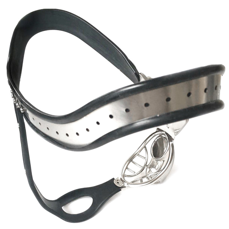 (image for) EMCC Hollow Cage Chastity Belt With Ass Hole