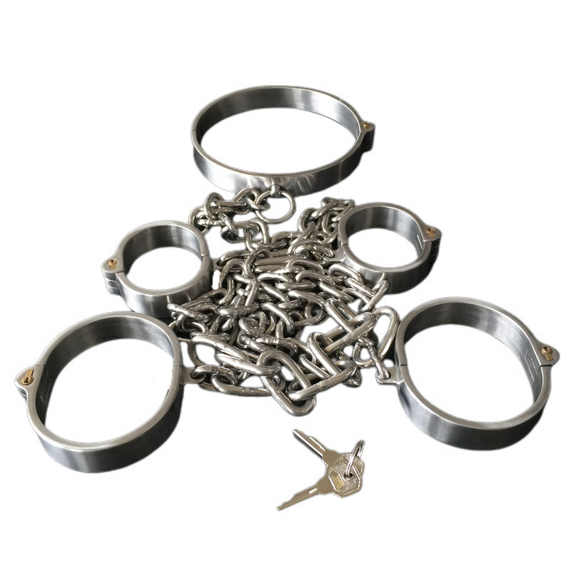 Plug Key Steel Collar To Wrist and Ankle Kit