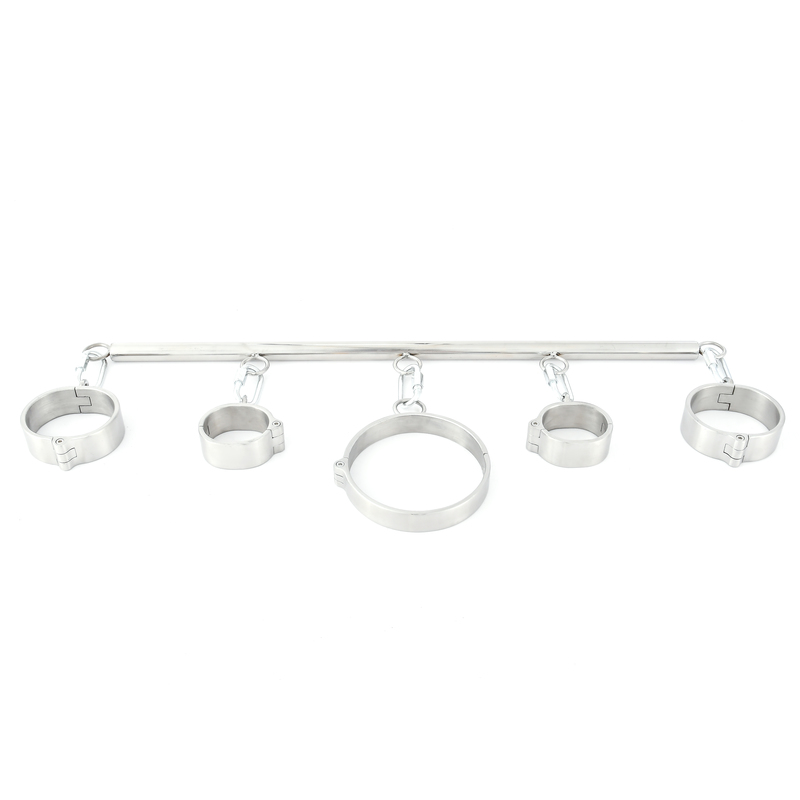 (image for) Plug Key Steel Cuffs and Collar Spreaders