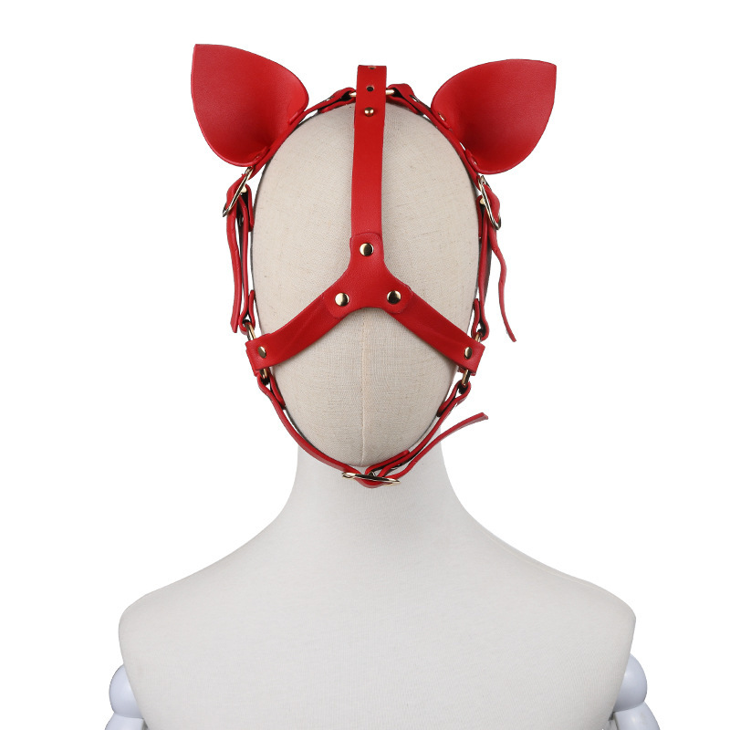 (image for) Cosplay Bondage Hood With Ear