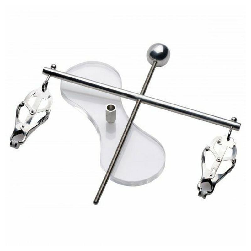 (image for) Tower of Pain Nipple Clamps with Plexiglass Bottom