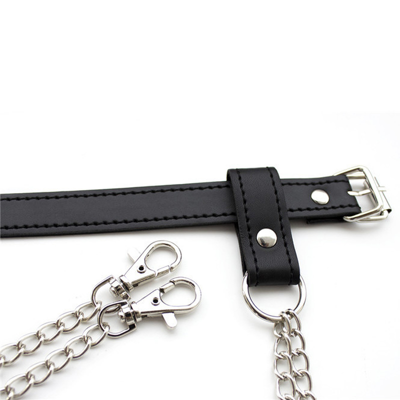 (image for) Chain T-back With Nipple Clamp