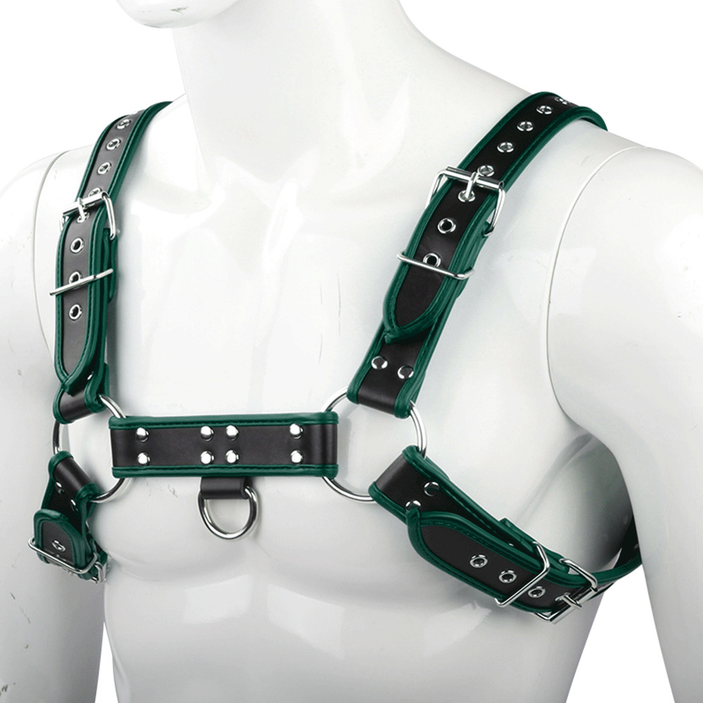 (image for) Black With Red Edge Chest Harness