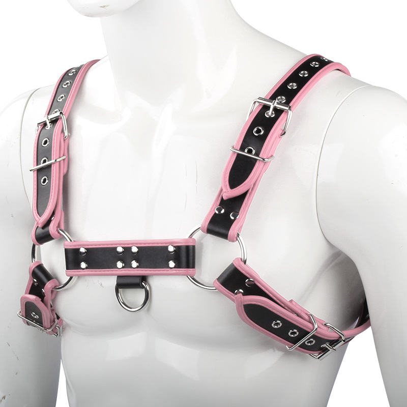 (image for) Black With Red Edge Chest Harness