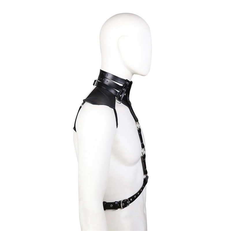 (image for) Men's Faux Leather Halter