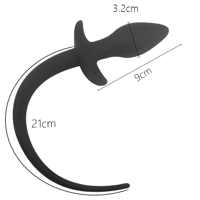 (image for) Dog Tail Silicone Butt Plug
