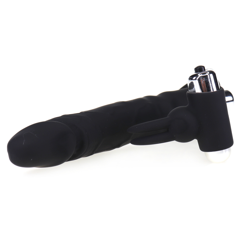 (image for) Cock Ring With Vibration Anus Dildo