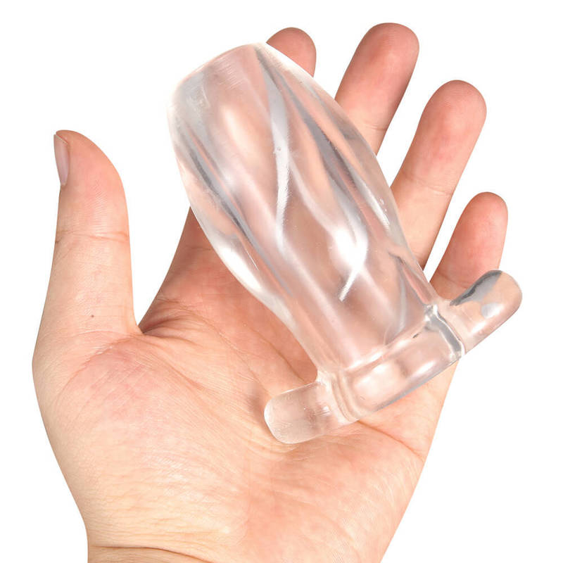 (image for) Clear Hollow Butt Plug
