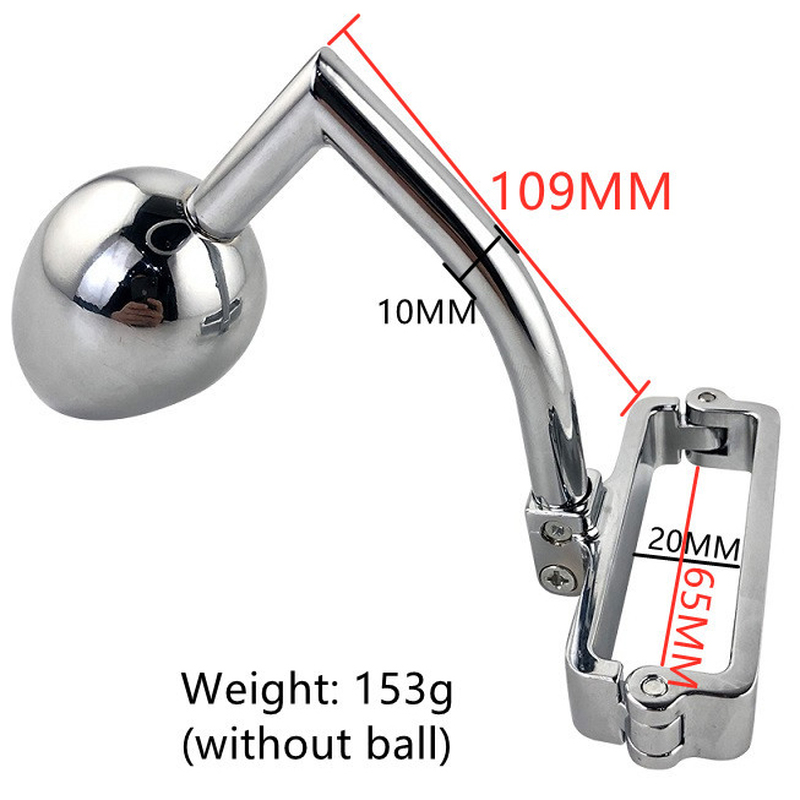 (image for) CBT Ballstretcher With Anal Plug