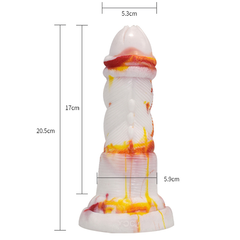 (image for) Graffiti Multicolor Anal Dildo - 03