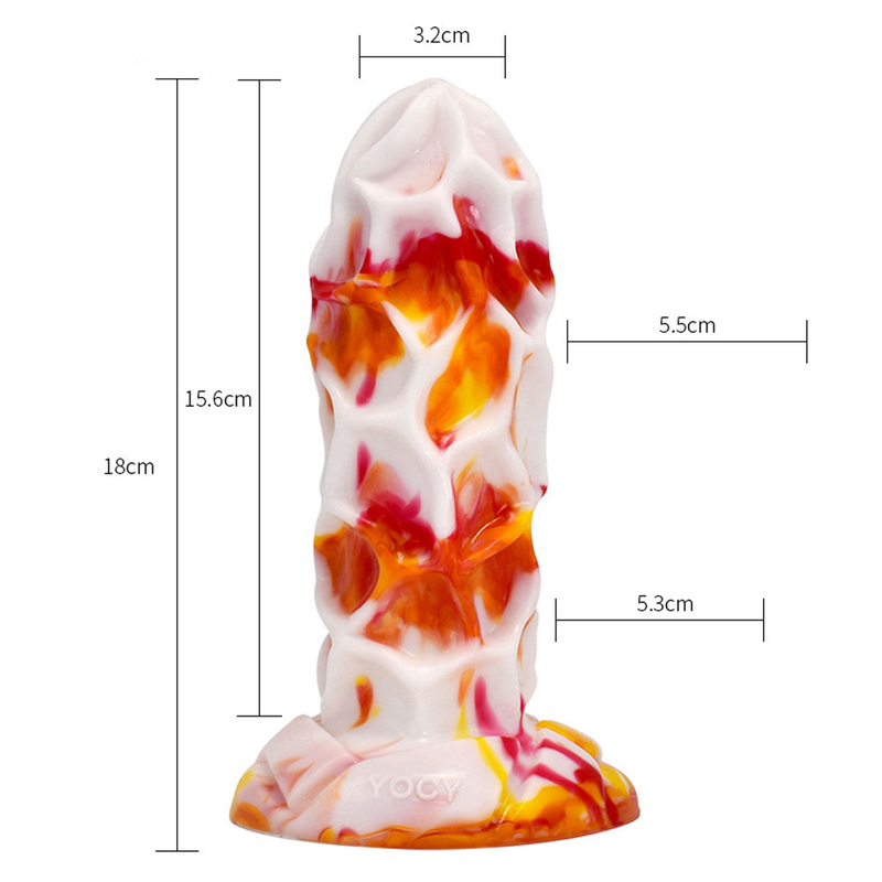 (image for) Graffiti Multicolor Butt Plug - 12