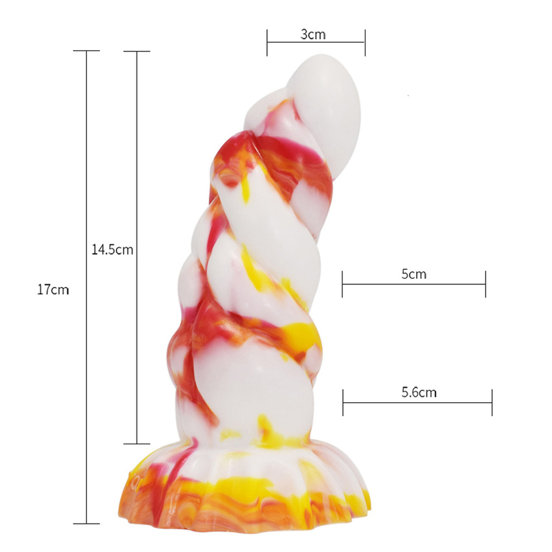 (image for) Graffiti Multicolor Butt Plug - 25