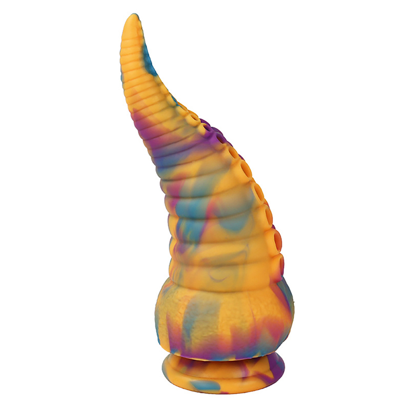 (image for) Mixed Color Octopus Dildo 8 Inches