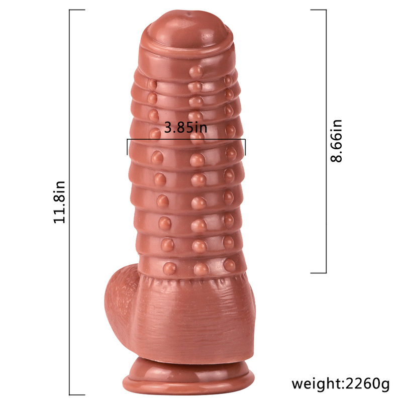(image for) Realistic Colorful 11.8"/30 cm Dildo - Monster
