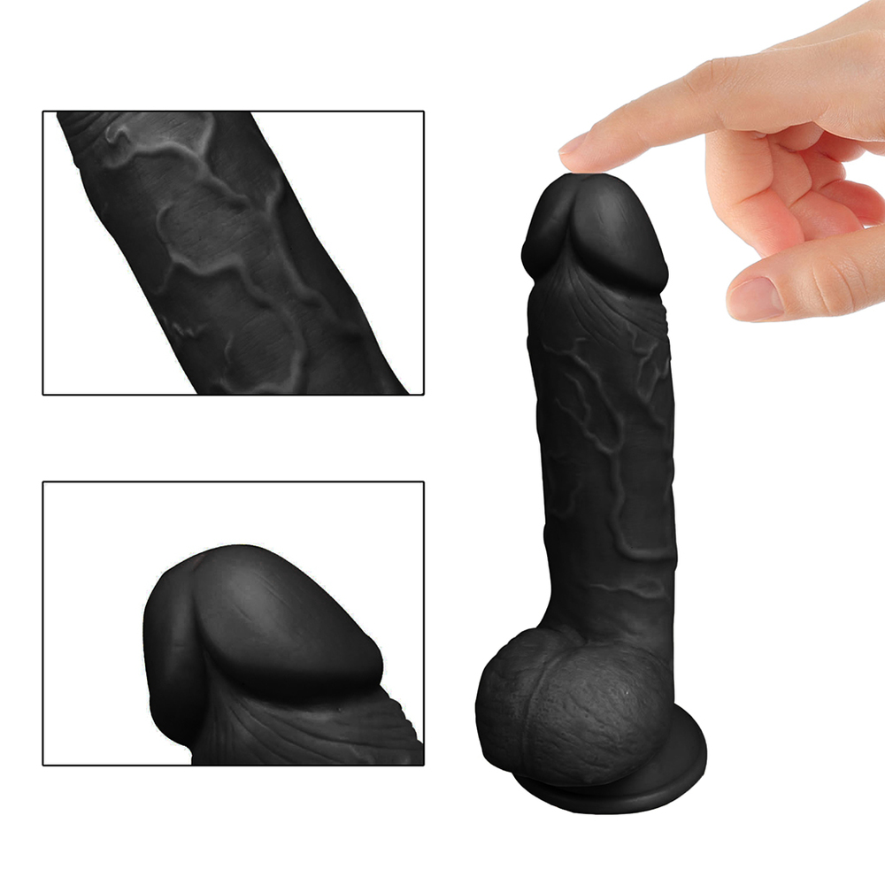 (image for) Lifelike PVC 9.3/23.5 cm Dildo - Clove