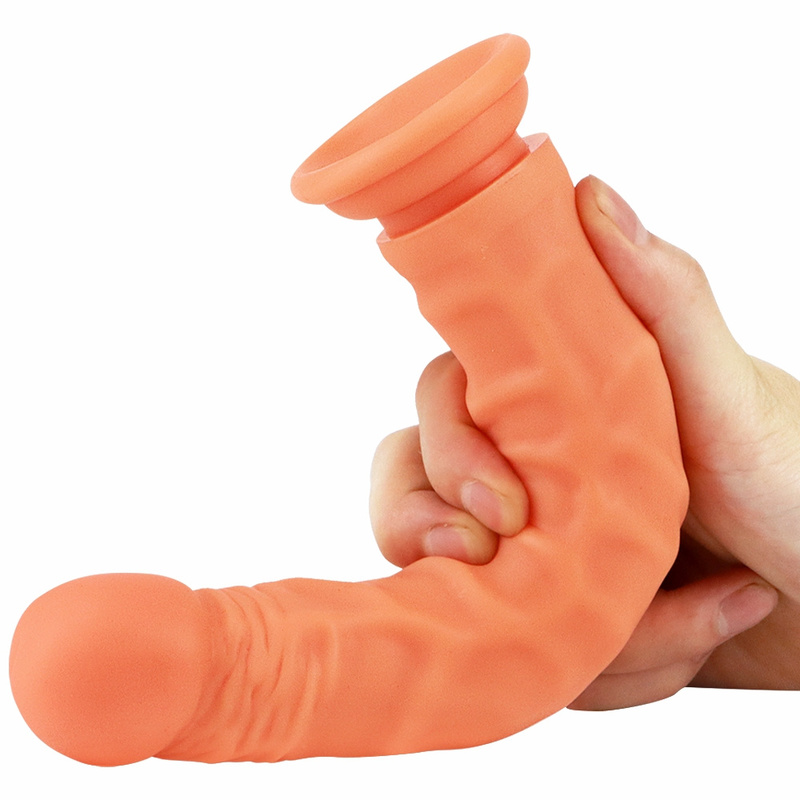(image for) Lifelike Silicone 9.8"/25 cm Dildo - Optimus