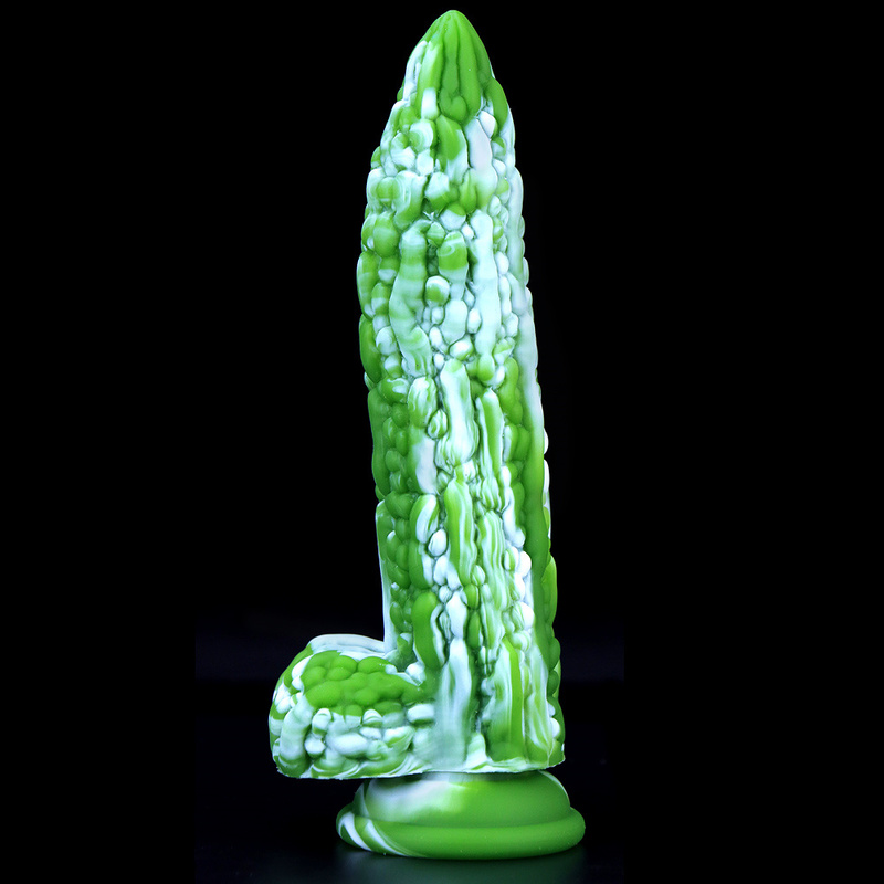 (image for) Balsam Pear Colorful Silicone Dildo