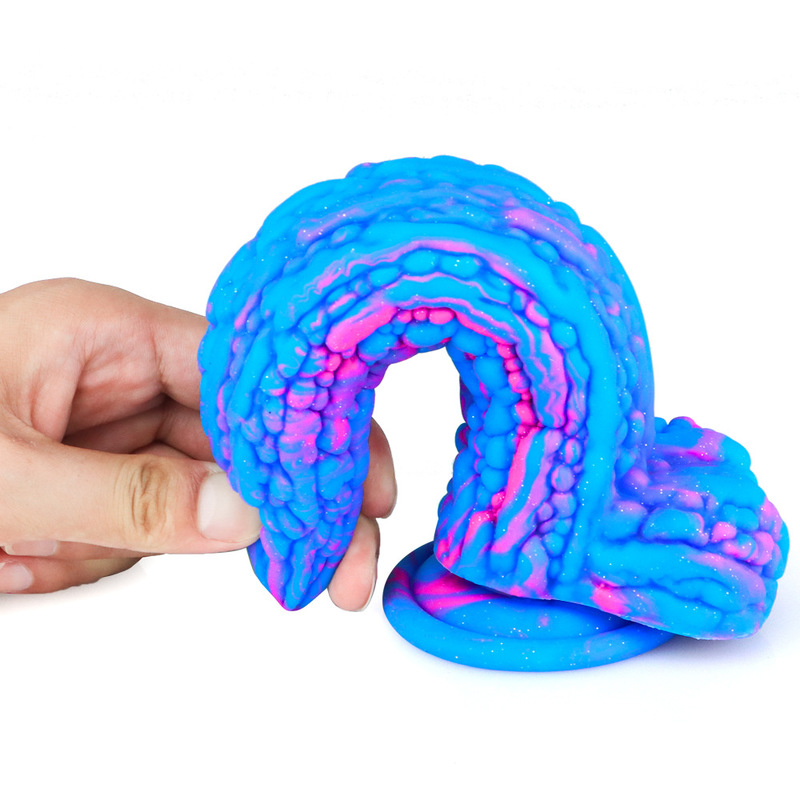 (image for) Balsam Pear Colorful Silicone Dildo