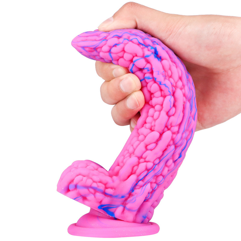 (image for) Balsam Pear Colorful Silicone Dildo