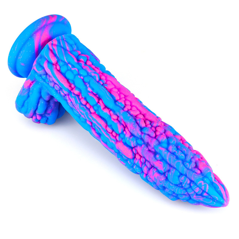 (image for) Balsam Pear Colorful Silicone Dildo