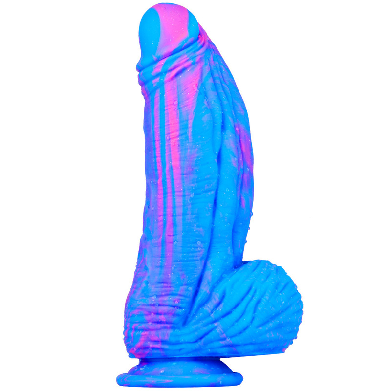 (image for) Fat Double Color Silicone Dildo