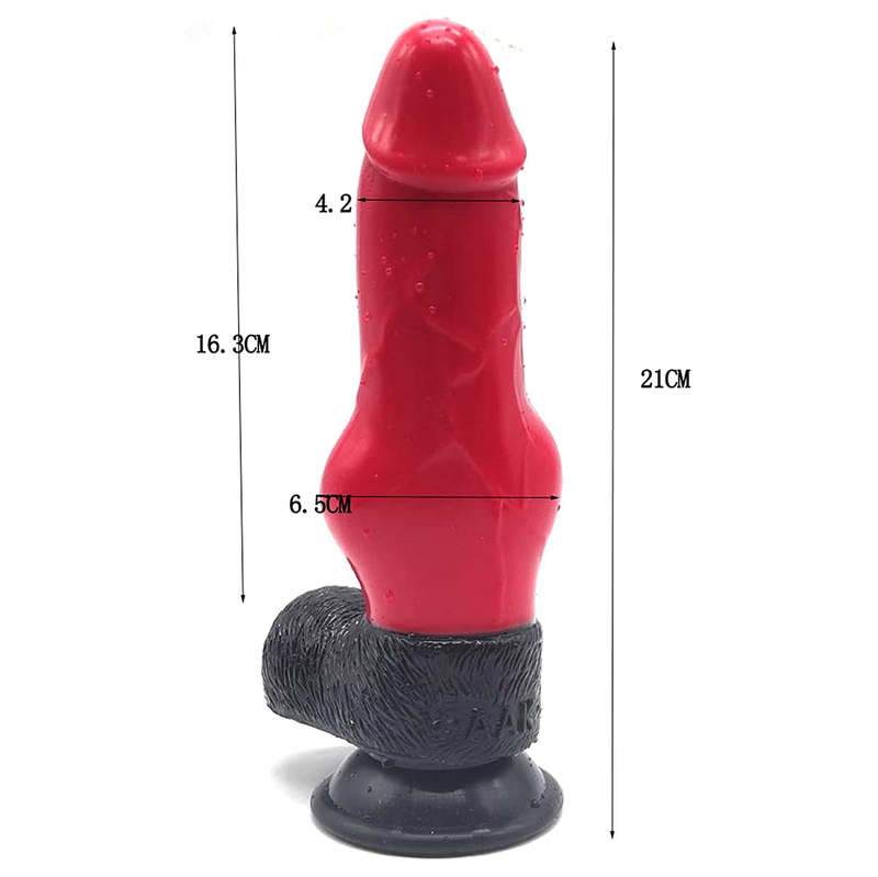 (image for) Dragon Dildo 8.1" Silicone Realistic Animal Dildo