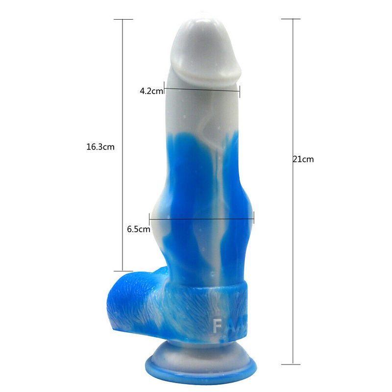 (image for) Dragon Dildo 8.1" Silicone Realistic Animal Dildo