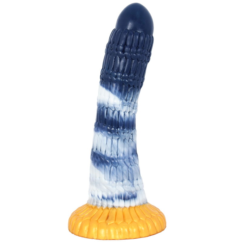 Darkblue Liquid silica gel Dildo- 06