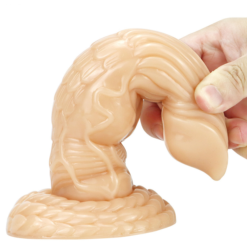 (image for) Alien Lifelike PVC Dragon Scale Dildo