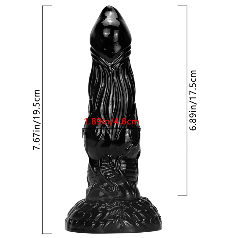 (image for) Alien Lifelike PVC Dragon Scale Dildo