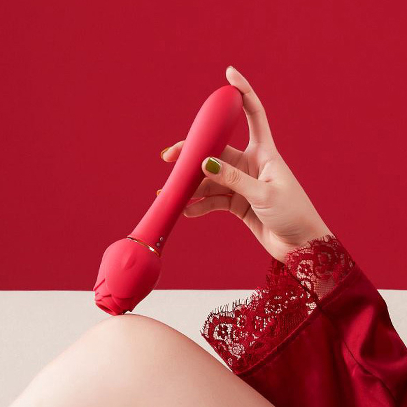 (image for) Rose Clitoral Sucking G Spot Vibrator