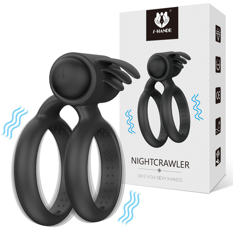 (image for) Nightcrawler Cock Ring with Double Ring