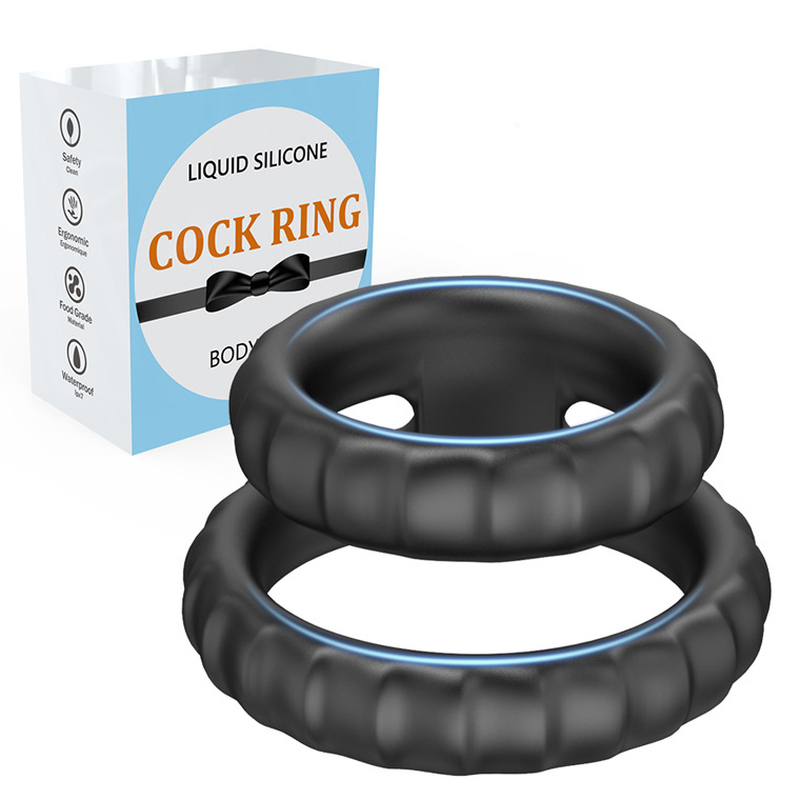 (image for) Silicone Dual Cock Ring