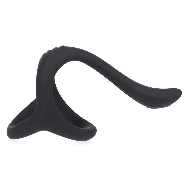 (image for) Silicone Triangle Penis Ring with Teasing Tail