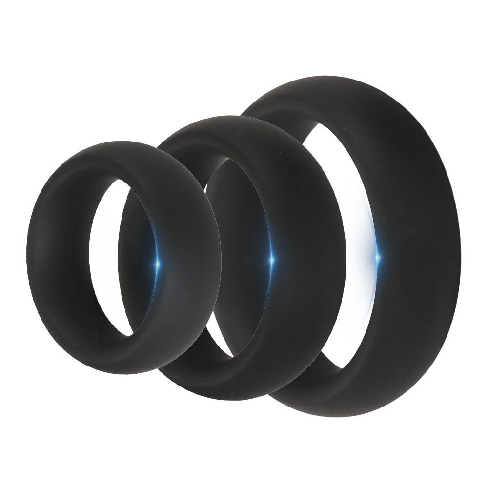 Thick 3 C-Ring Set - Stretchy Silicone