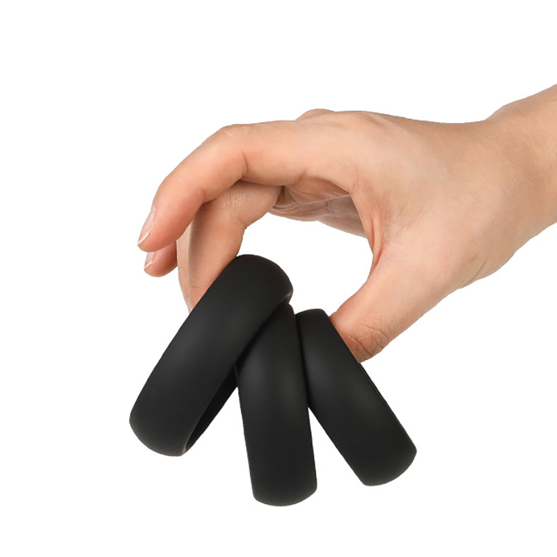 (image for) Thick 3 C-Ring Set - Stretchy Silicone