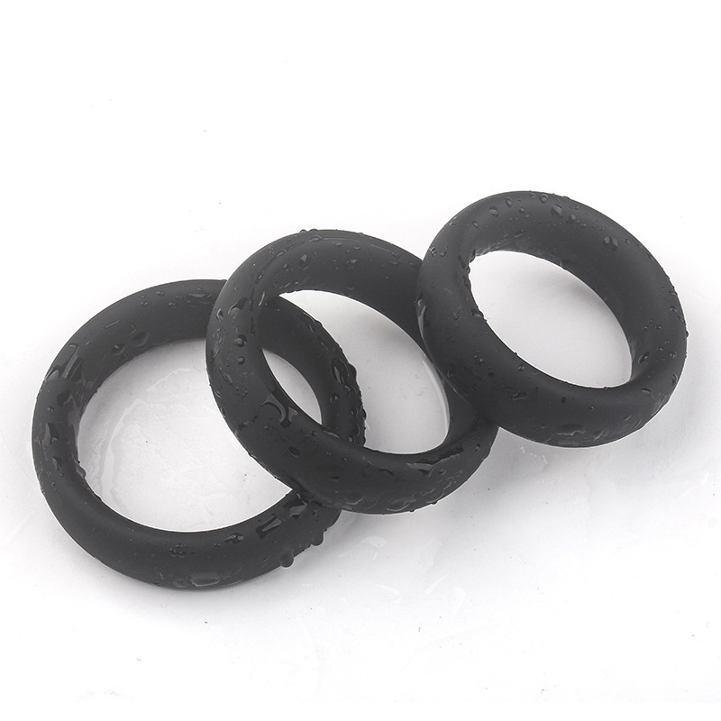 (image for) Thick 3 C-Ring Set - Stretchy Silicone