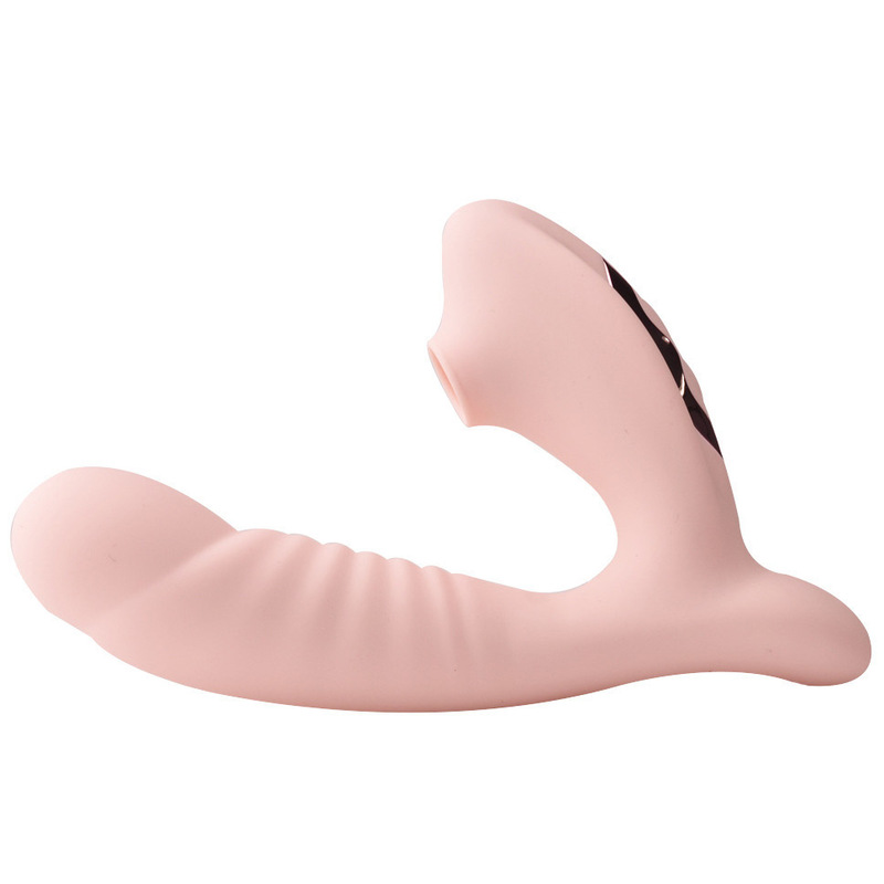 (image for) Clitoral Sucking Stimulator with Penis Shape Vibrator