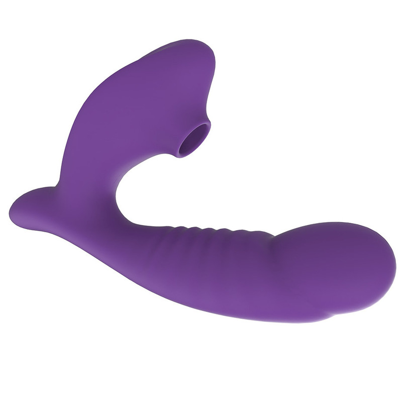 (image for) Clitoral Sucking Stimulator with Penis Shape Vibrator
