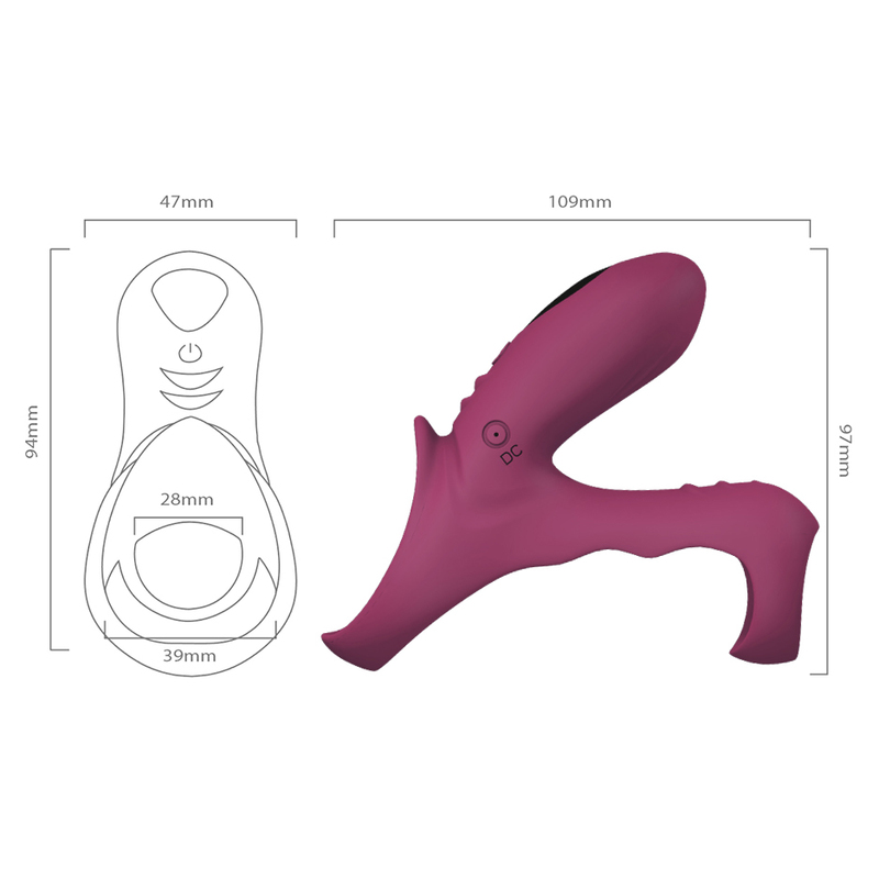 (image for) Ranger Silicone Double Cockrings