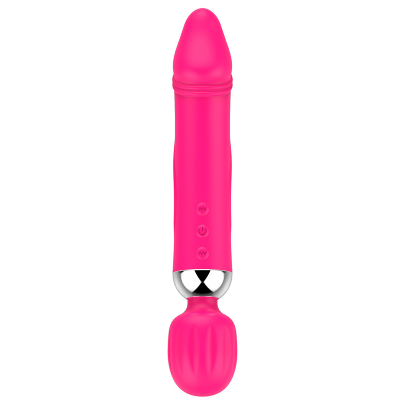 (image for) Wand Massager With Dildo Head