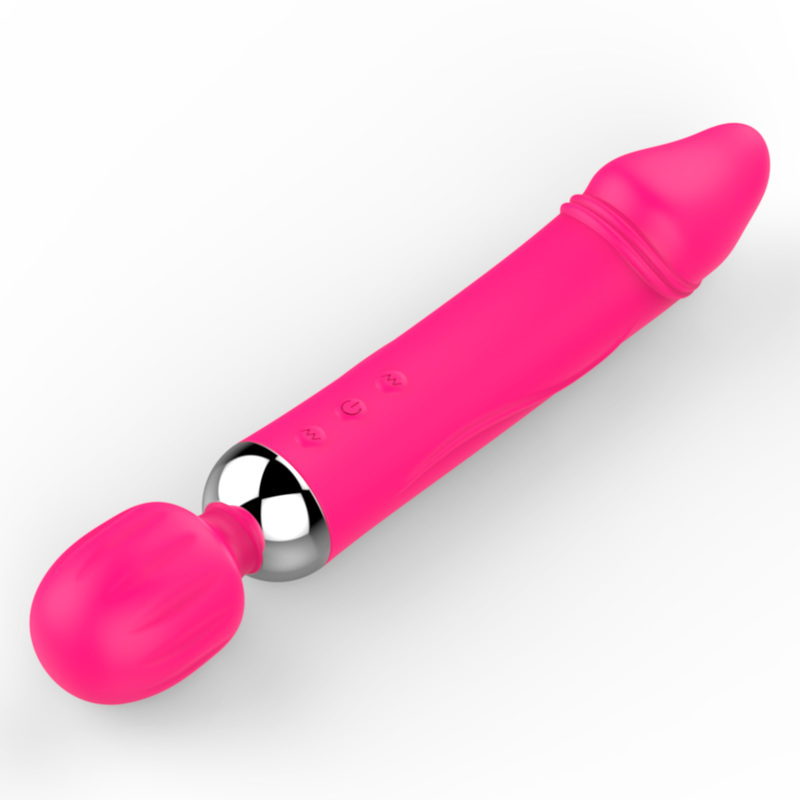 (image for) Wand Massager With Dildo Head