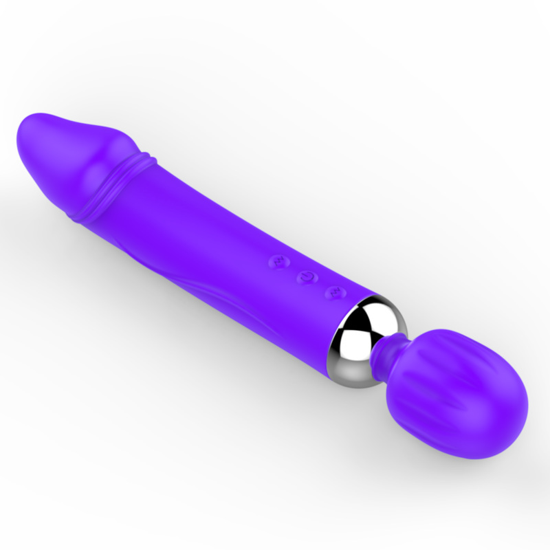 (image for) Wand Massager With Dildo Head